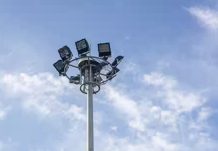Installation of Highmast Light