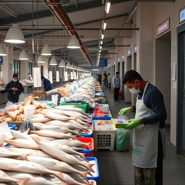 Modern Hygienic Fish Markets 